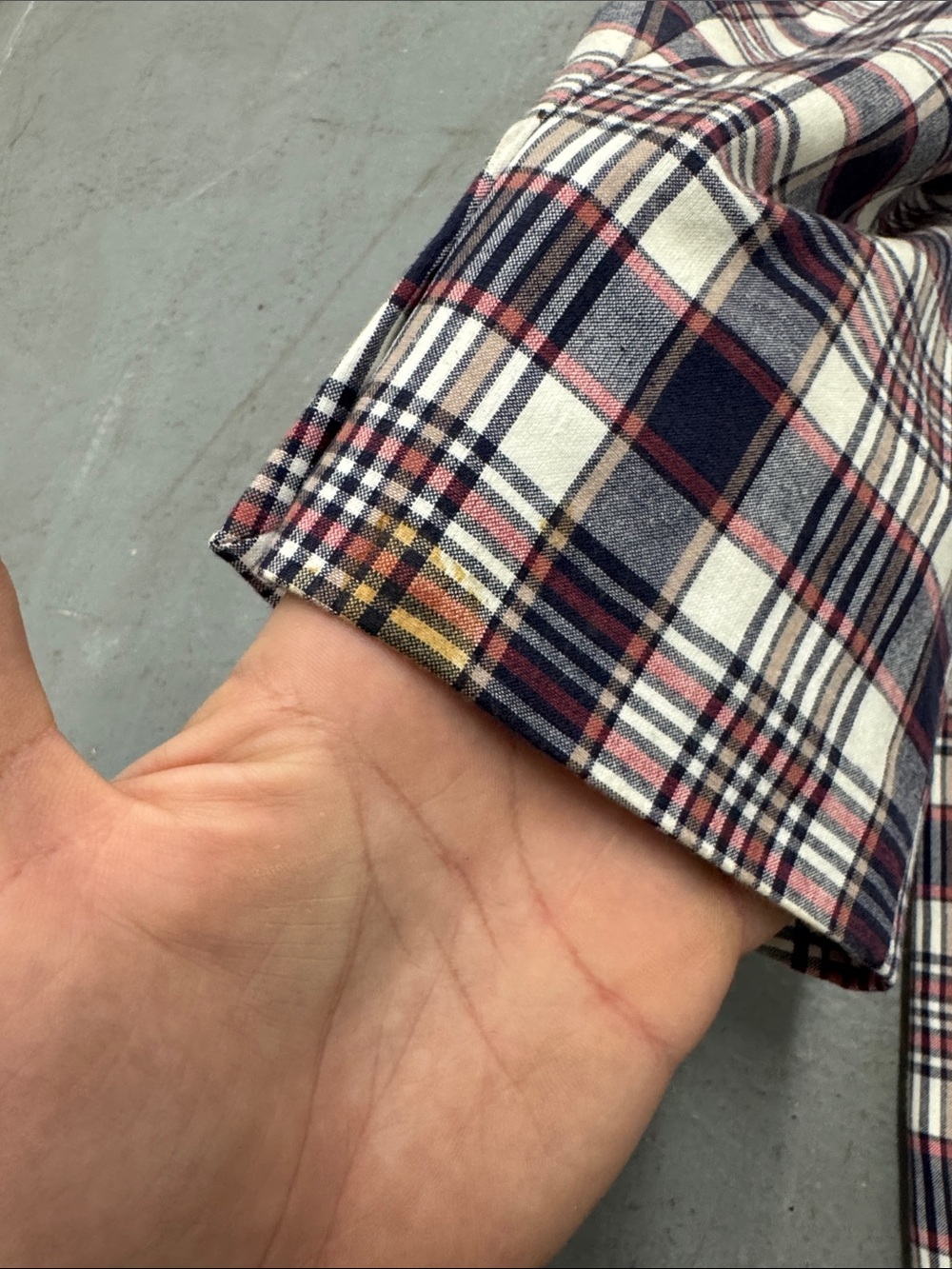 Lauren Ralph Lauren Men's Plaid Sport Coat in Navy, White & Red 42R - Picture 9 of 9
